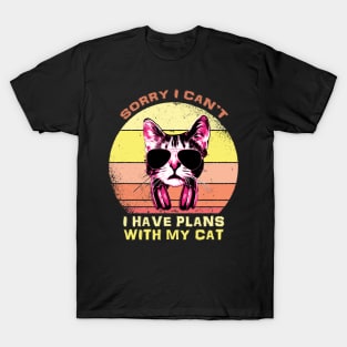 I have Plans With My Cat T-Shirt